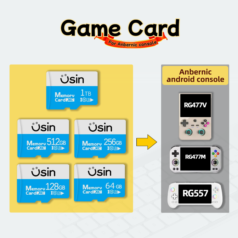 Retro Gaming Download - بطاقة ذاكرة SD للألعاب لأجهزة Anbernic