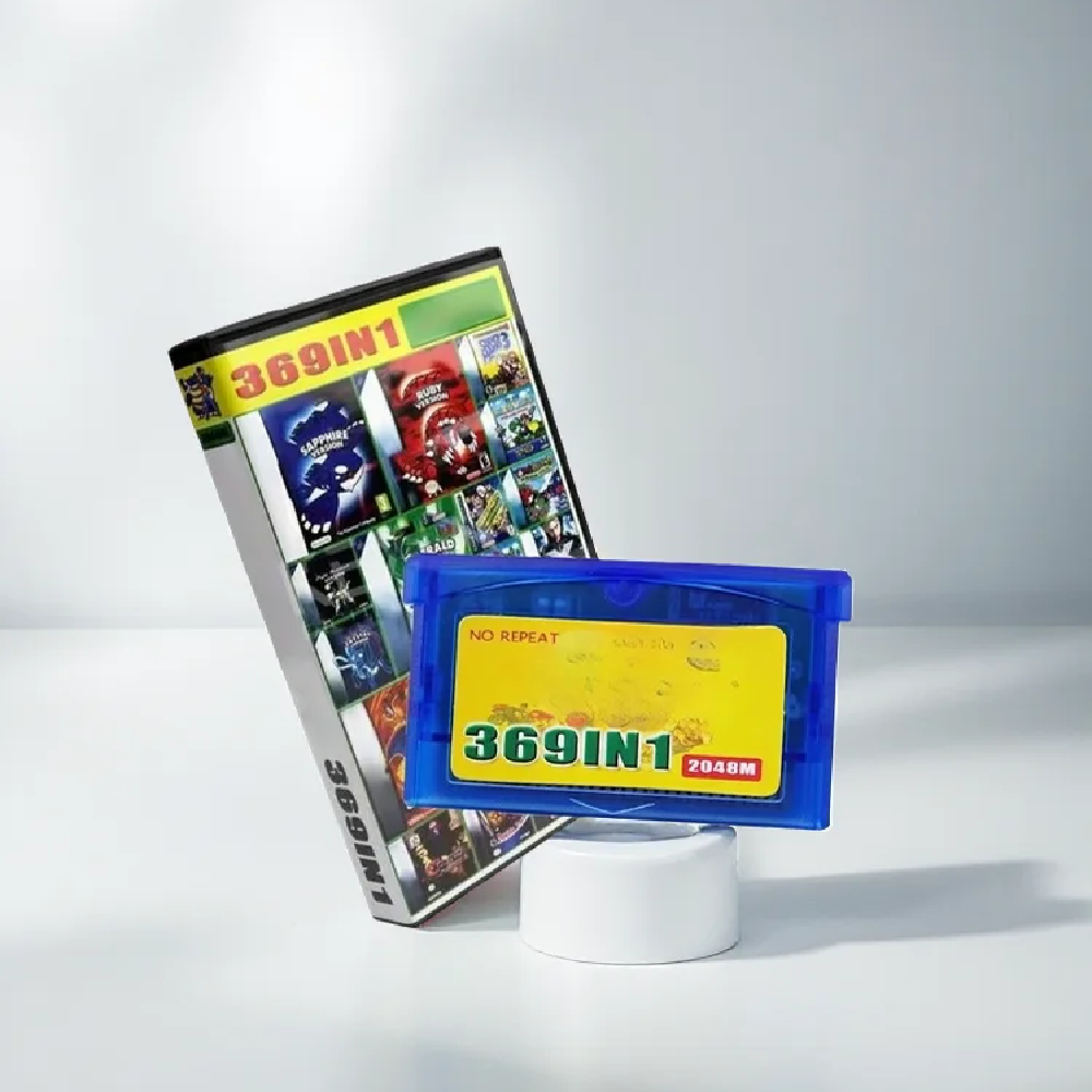 Retro Gaming Gifts - بطاقة ألعاب GBA تحتوي على 369