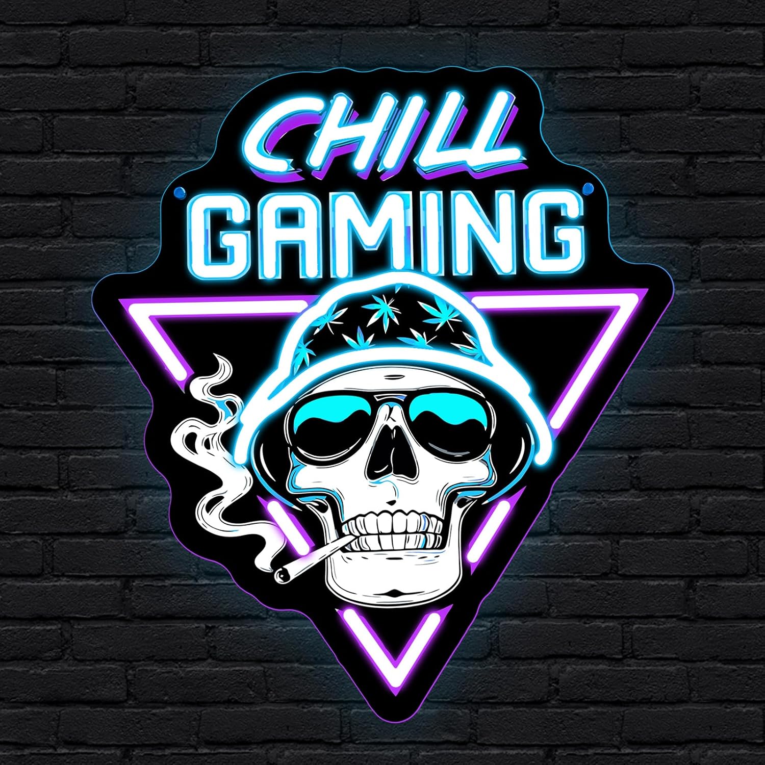 Retro Gaming Bar - ﻿ لافتة نيون LED على شكل