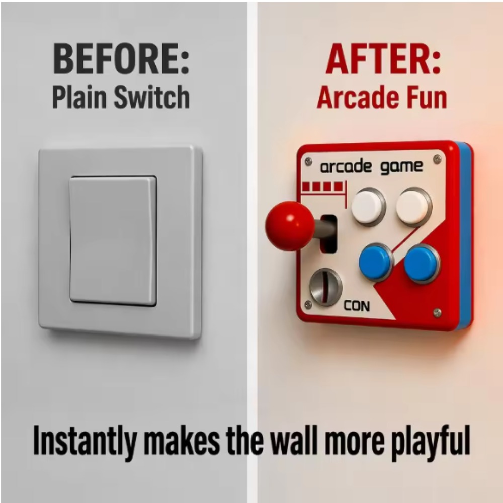 Retro Gaming Gifts - غطاء لوحة تحكم ألعاب الأركيد بتصميم