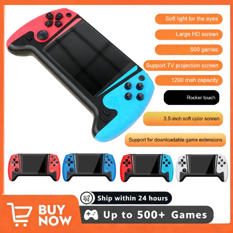 Retro Gaming Images - جهاز ألعاب فيديو محمول بتصميم كلاسيكي،