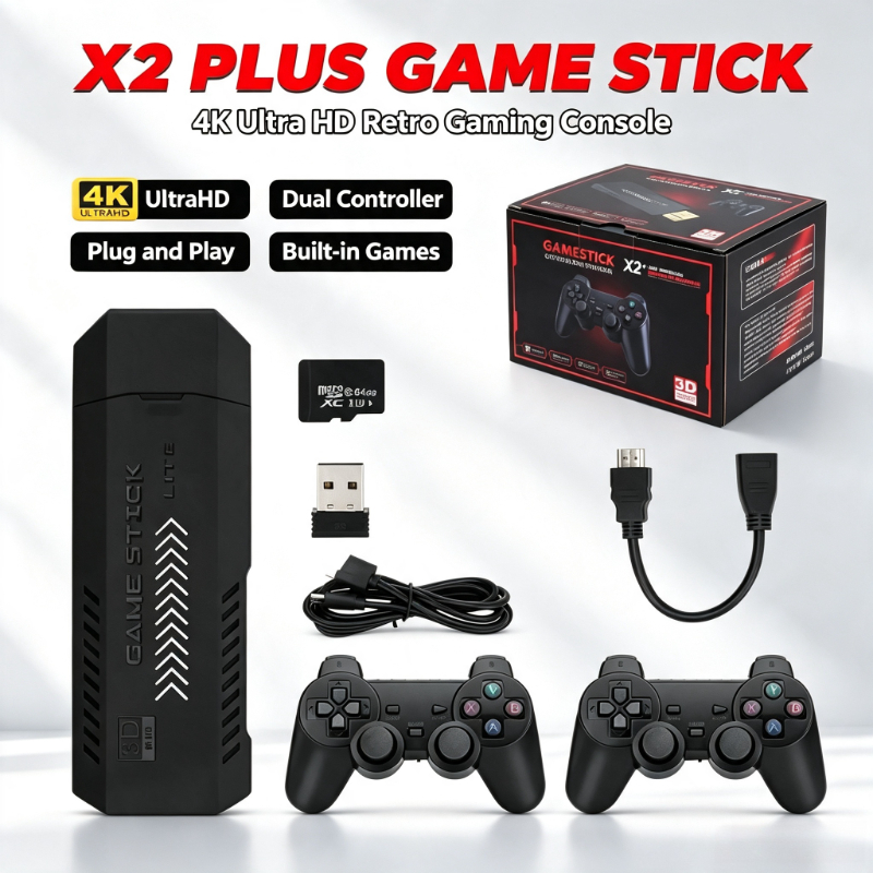 Retro Gaming Mister - جهاز ألعاب X2Plus ريترو 4K 3D