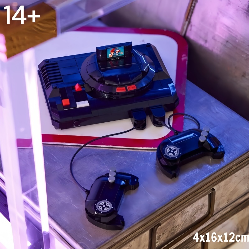 Retro Gaming Handheld 2026 - مجموعة مكعبات بناء وحدة تحكم ألعاب
