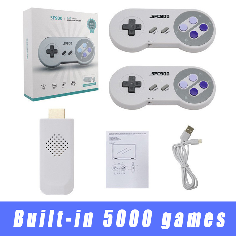 Retro Gaming Mister - وحدة تحكم ألعاب كلاسيكية SF900 مع