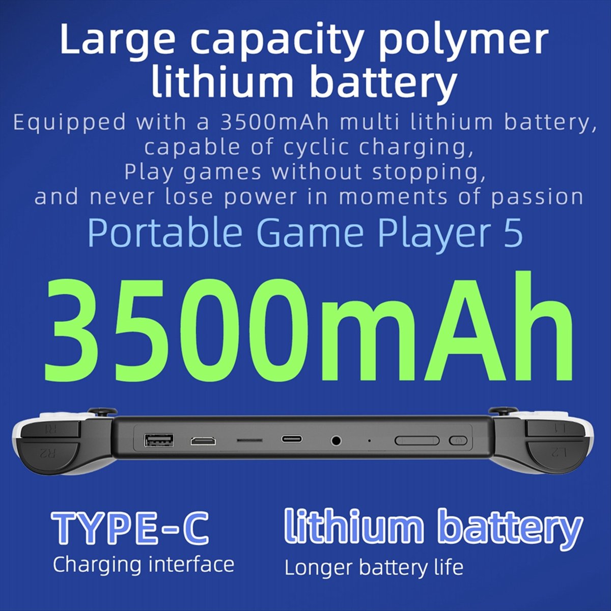 Retro Gaming Images - Superb- HC8000 7 بوصة شاشة ريترو
