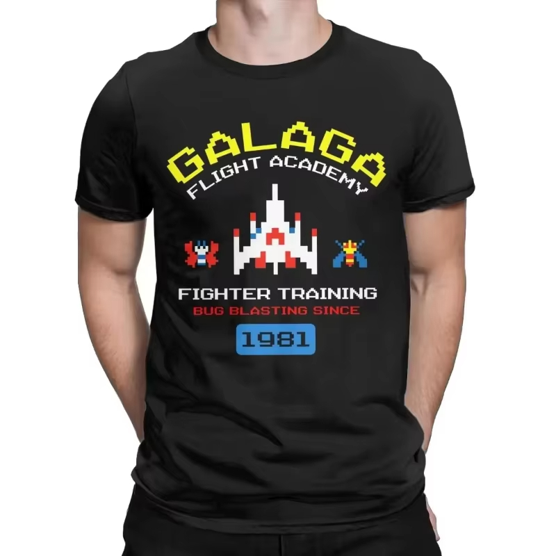 Retro Gaming Gifts - تي شيرت رجالي قطني بتصميم لعبة