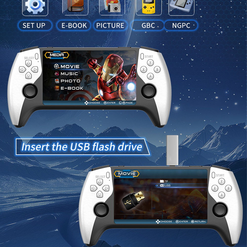 جهاز ألعاب محمول جديد SF3500 ب - مراجعة Retro Gaming Handheld 2026 وسعره