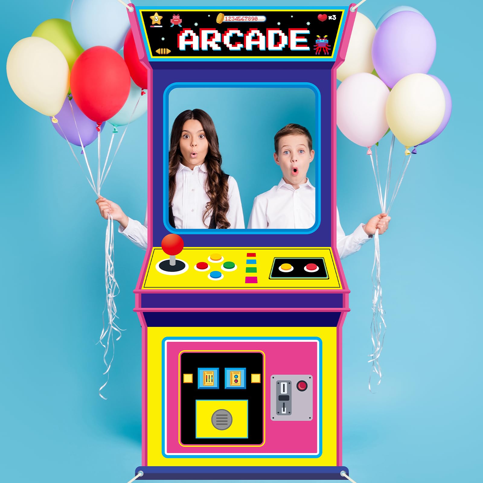 خلفية تصوير قماشية بتصميم ألعا - مراجعة Retro Gaming Event وسعره