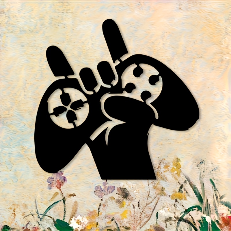 لوحة جدارية معدنية بتصميم يد ت - مراجعة Retro Gaming Gifts وسعره