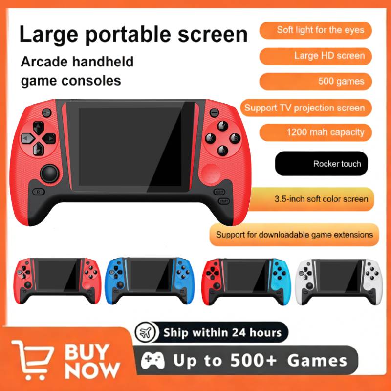 جهاز ألعاب فيديو محمول بتصميم  - مراجعة Retro Gaming Images وسعره