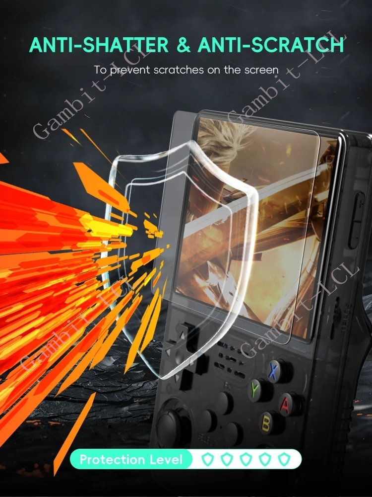 2-4 قطعة 9H HD الزجاج المقسى ل - مراجعة Retro Gaming Images وسعره