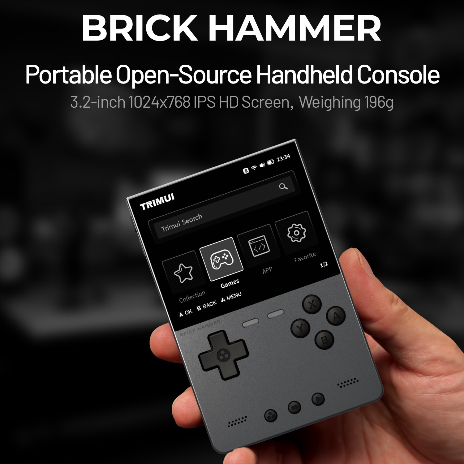 TRIMUI BRICK HAMMER ريترو وحدة - مراجعة Retro Gaming Kiosk وسعره