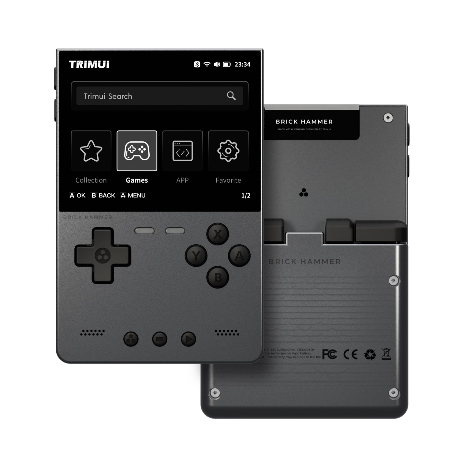 TRIMUI BRICK HAMMER ريترو وحدة - مراجعة Retro Gaming Kiosk وسعره
