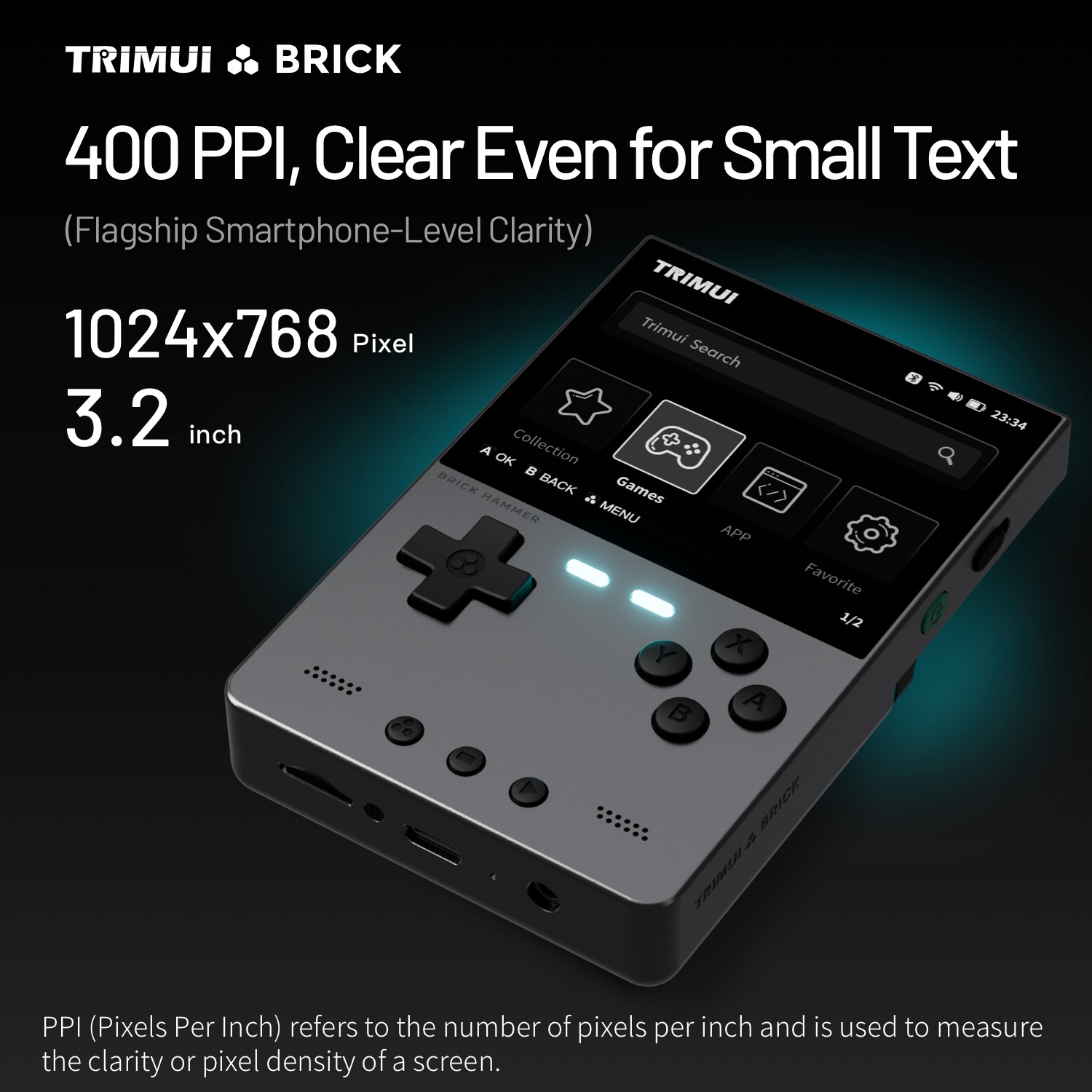 TRIMUI BRICK HAMMER ريترو وحدة - مراجعة Retro Gaming Kiosk وسعره
