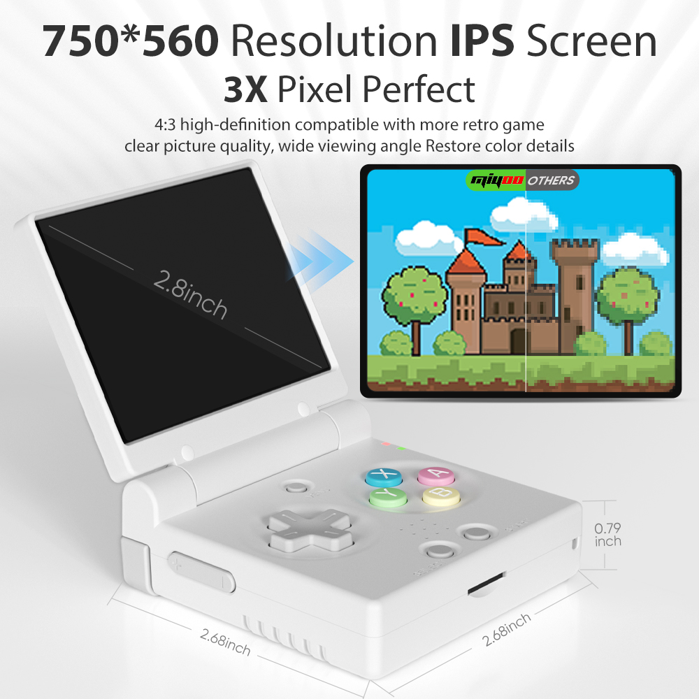 جهاز ألعاب محمول MIYOO Mini Fl - مراجعة Retro Gaming Handheld 2026 وسعره